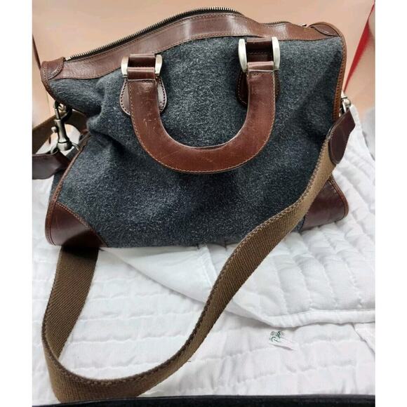 Alberto Biani Tote Bag Purse Italy Leather